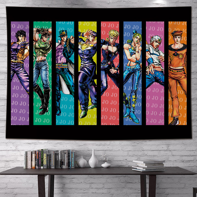 Wall Scroll Tapestry - New Anime Jotaro Tapestry Wall Hanging