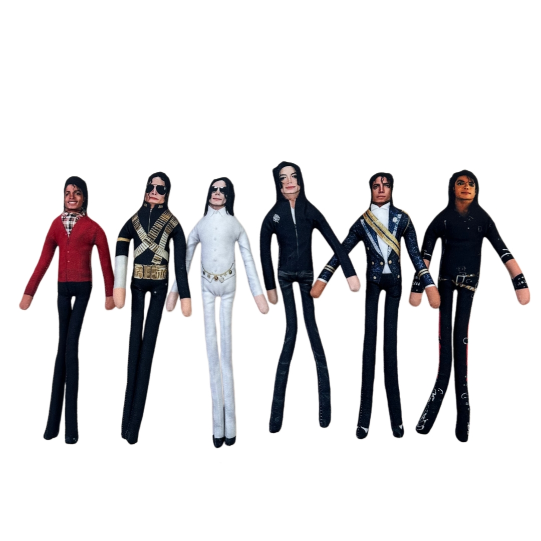 Anime Merch - 1-6pcs Michael Jackson Cosplay Prop Doll